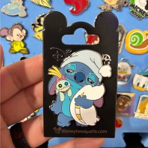 Disneyland Paris Stitch in Pajamas Pin 2024